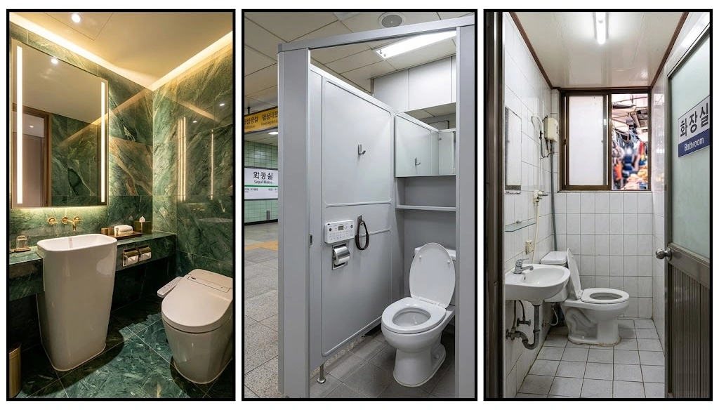 Public Bathrooms, Cafes, Hotels, and Subway Stations Can Feel Different