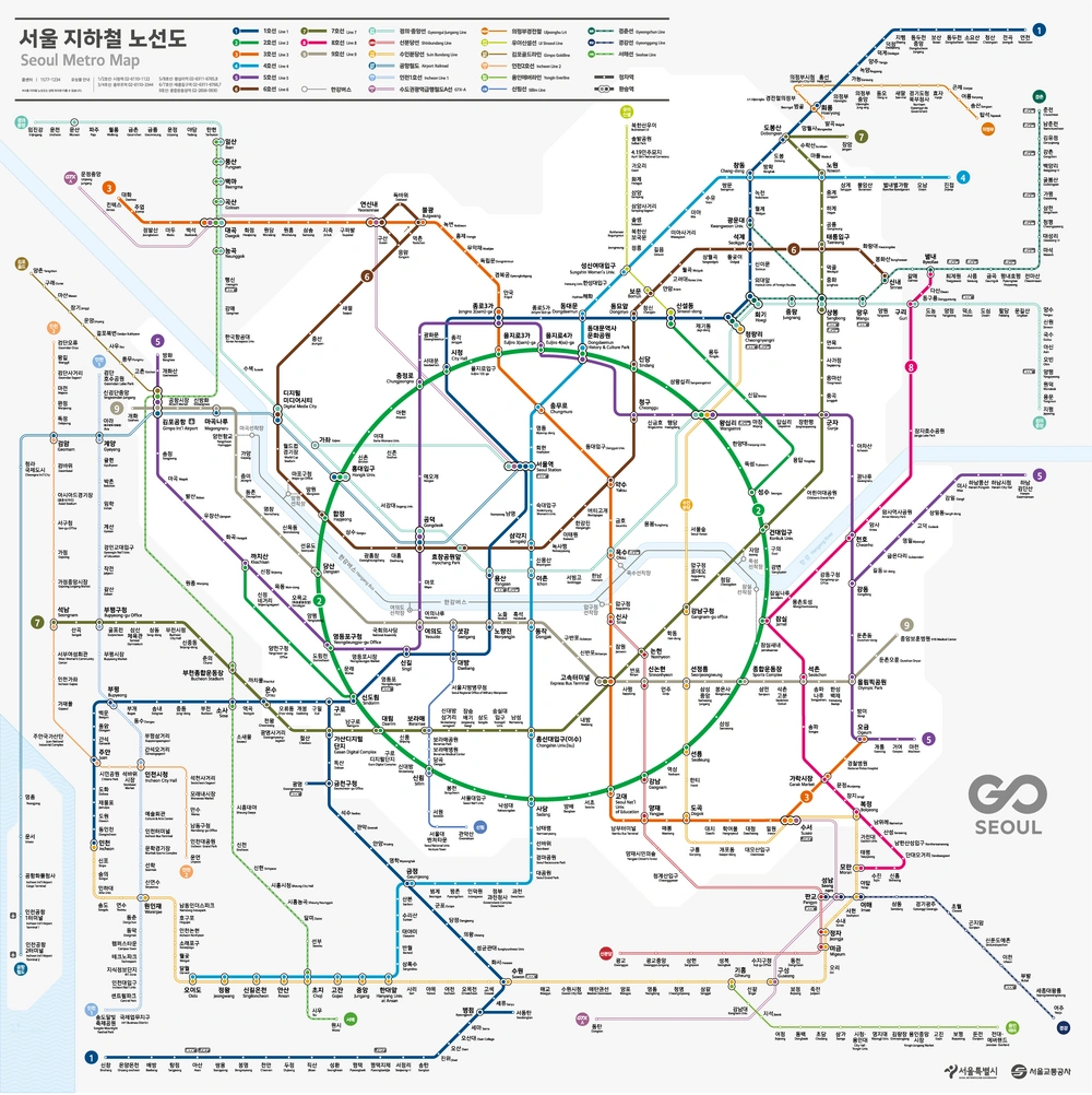 seoul metro map