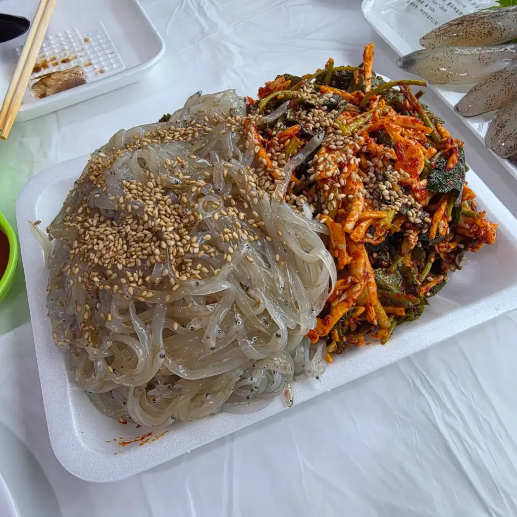Silchi sashimi bowl served at Jango Port Silchi Festival